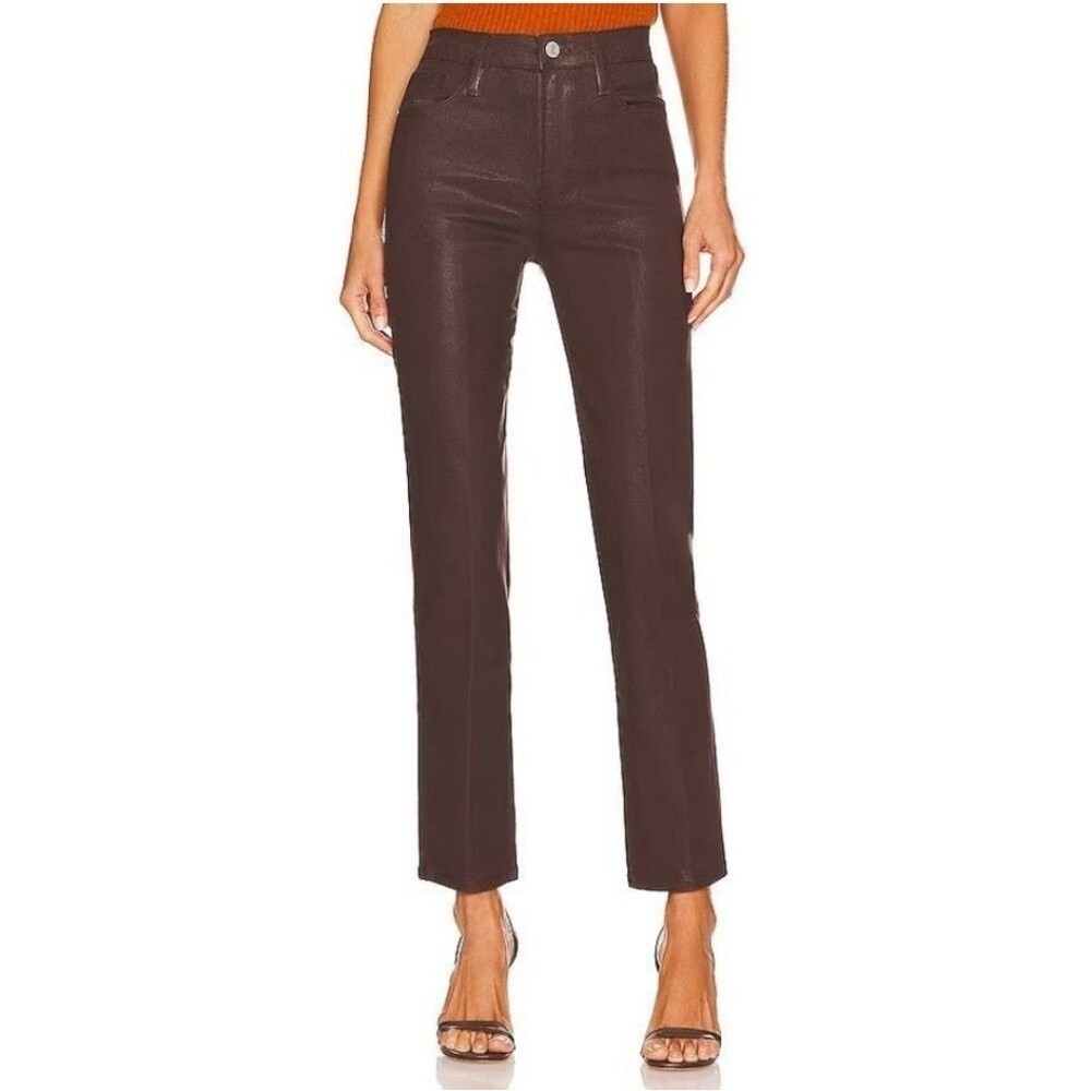 Frame Denim Women’s Skinny Jeans in Chocolate Brown
